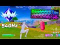 Steelseries apex pro tkl asmr  unreal ranked  satisfying keyboard fortnite 360 fps 4k