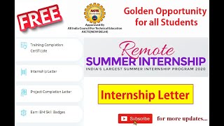 Free Summer Internship 2020 by AICTE RSIP 2020, Project Internship, PROJECT BASED LEARNING