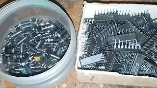 видео: аффинаж пустых микросхем, и импортных диодов. картинка: аффинаж пустых микросхем, и импортных диодов.