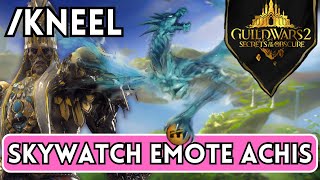 SKYWATCH archipelago EMOTE ACHIEVEMENTS | Guild Wars 2 | Secrets of the Obscure