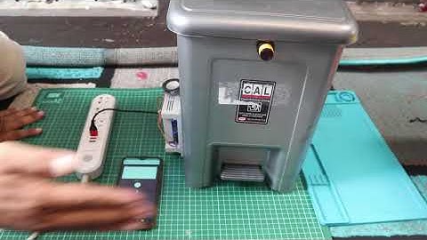 PROJECT #059 : IOT BASED SMART TRASH MONITORING SYSTEM USING NODEMCU WITH APP BLYNK AND DFPLAYER MP3