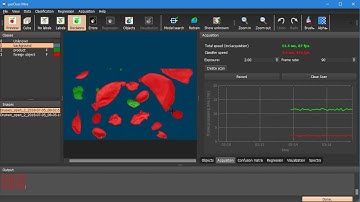 Live data processing from hyperspectral camera