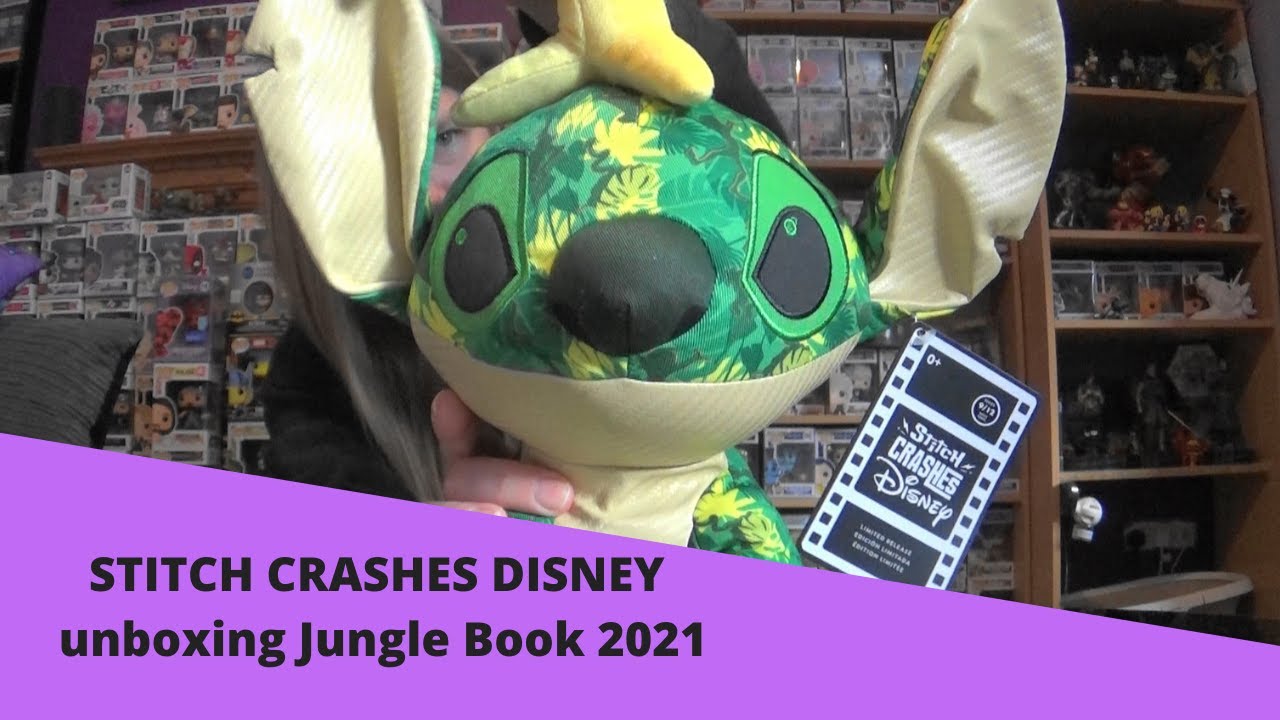 Stitch Crashes Disney Plush The Jungle Book Limited Release