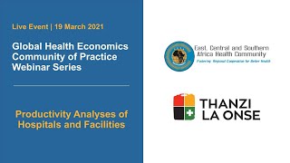 ECSA Health Economics COP Webinar | Productivity analyses of hospitals & facilities | 19 March 2021