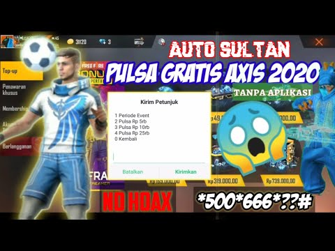 oke cuiy, jadi divideo ini saya membagikan cara mendapatkan pulsa gratis khusus pengguna kartu Axis . 