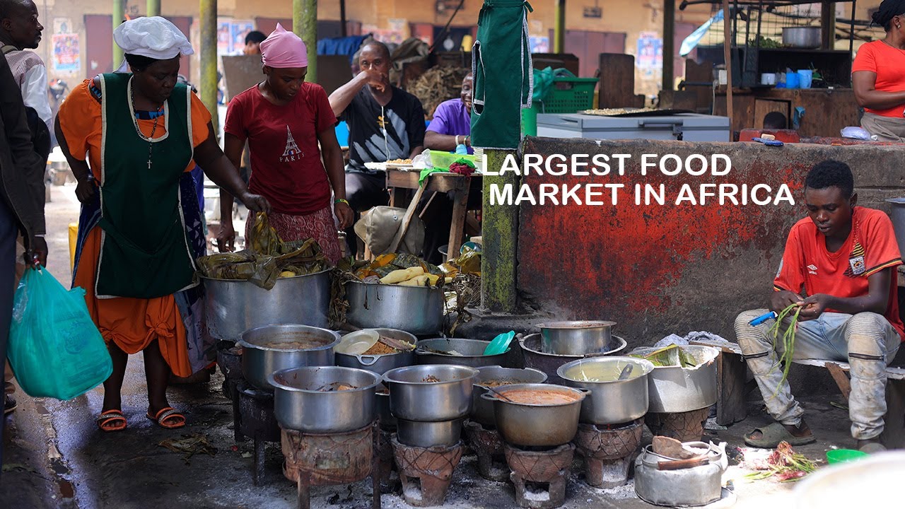 THE LARGEST STREET FOOD MARKET IN AFRICA 🤯 Owino Market, Kampala City!