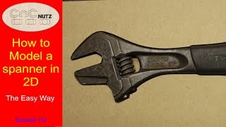 How to model a 2D object the easy way - CNCnutz Episode 110