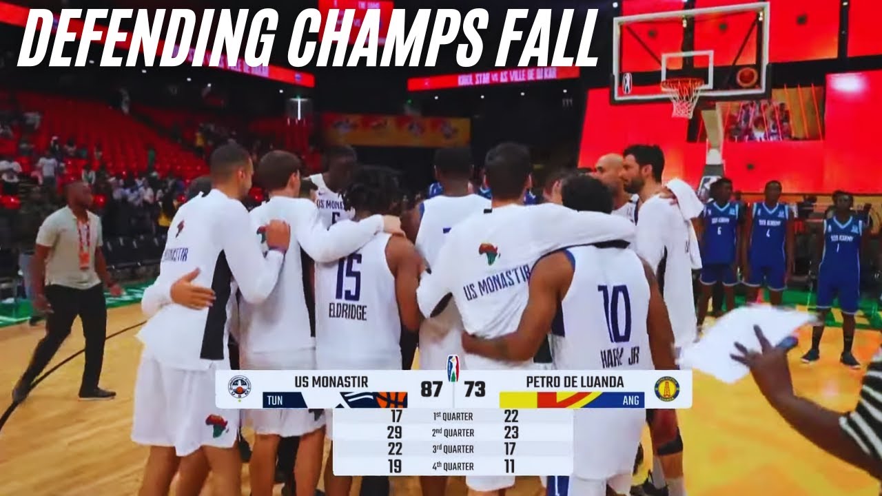 BAL RECAP - US Monastir vs Petro De Luanda - Basketball Africa League 