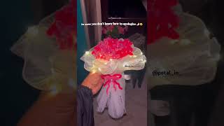 Gift For Her🎀😌Dm for orders💌 #shorts #pink #trendingnow #bouquet #fypシ #surprisegift