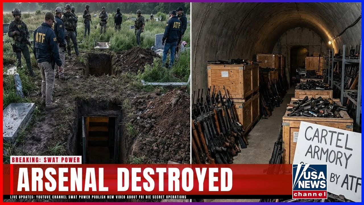 ATF Raids Cartel Armory Beneath Cemetery — Weapons Cache Under Graves, 10,000 Guns