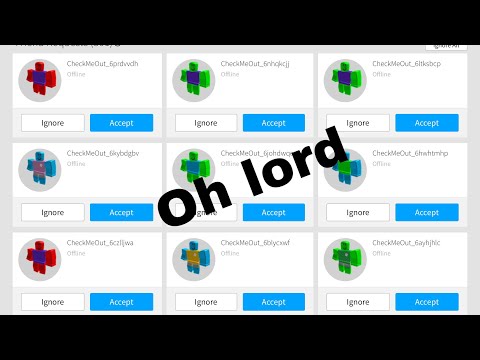 Roblox Spam Bots Have Started Sending Friend Request Youtube - spam roblox bots