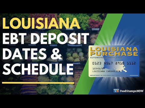 Louisiana P Ebt Alert Your Deposit Dates Are Coming Soon