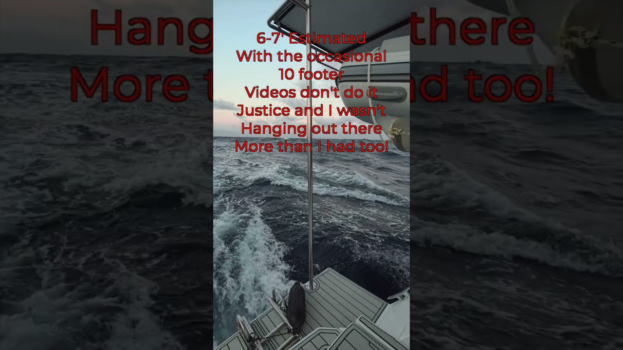 ⁣30+ Knots TWS.  Cape Hatteras.  No Turning Back.