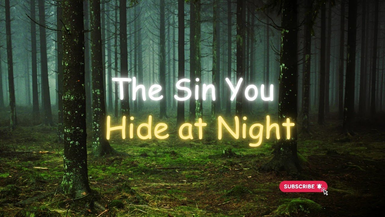 The sin you hide at night....