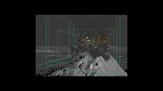 Volcano animation #phoenixfd #Volcano  #3d #blender #cg #explosion #tyflow