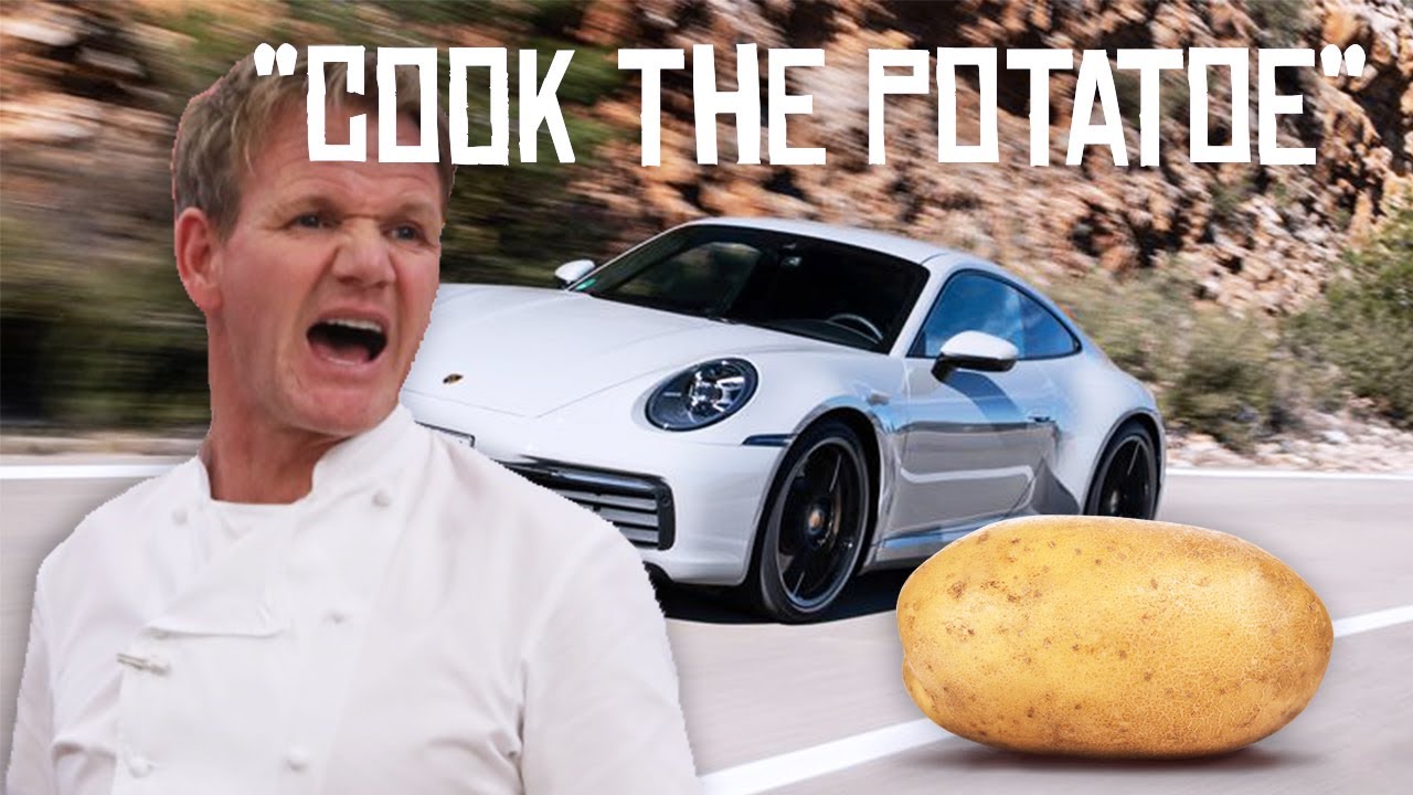 New Porsche Taycan runs on potatoes batteries (ft. Gordon Ramsay) YouTube