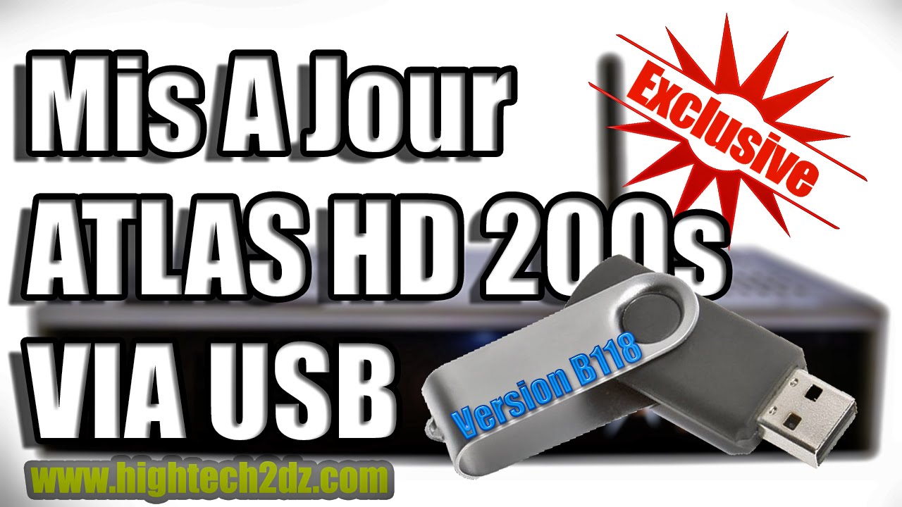 mise a jour atlas hd 200s b118