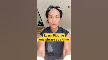 learn tagalog one phrase at a time #learningtagalog #filipinoingermany #pinoygerman #tagaloglanguage