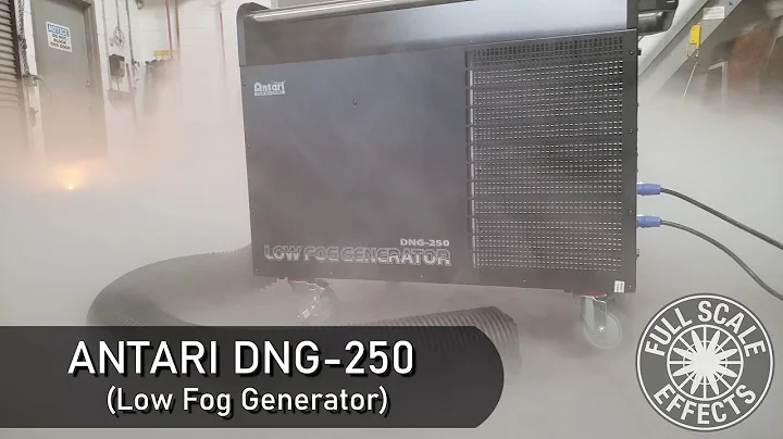 Antari Low Fog Generator DNG-250 | Tutorial/Demo