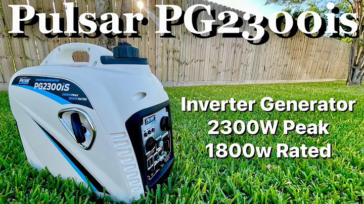 Power up on the go with the Pulsar PG2300iS Portable Generator!