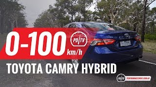 18 Toyota Camry Hybrid 0 100km H Engine Sound Youtube