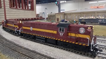 NEW Atlas Duluth Missabe Iron Range RSD-15 With Sound Hauling Ore Train.