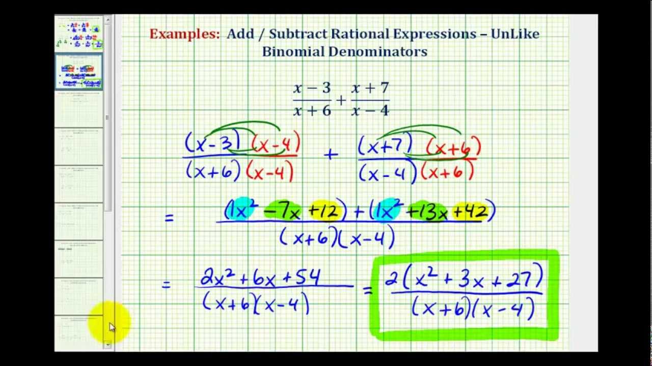 OPERATIONS WITH RATIONAL NUMBERS  OPERATIONS WITH FRACTION \Prof. Gis/ 