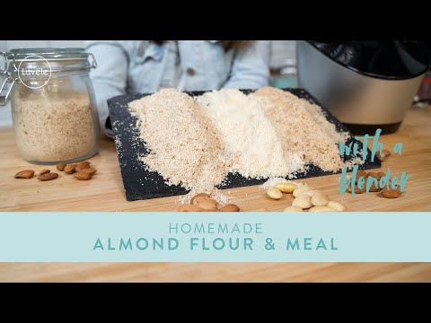 Video: Hur man gör mandelmjöl (vanligt) och grovt mandelmjöl