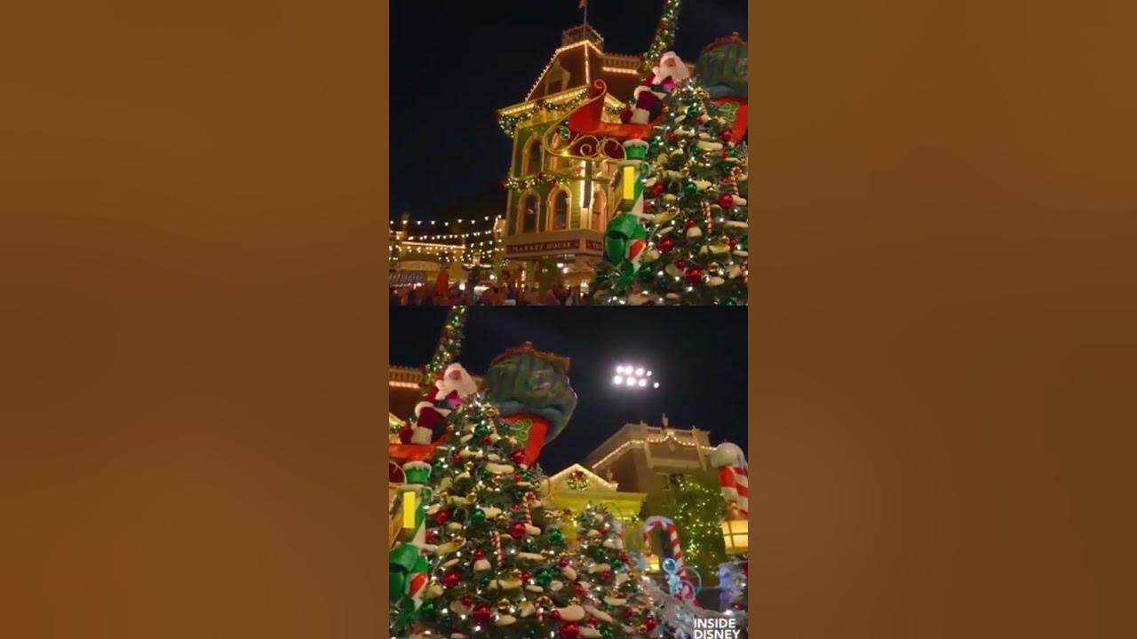 Disneyland Christmas parade at night 2024 (part 9) YouTube