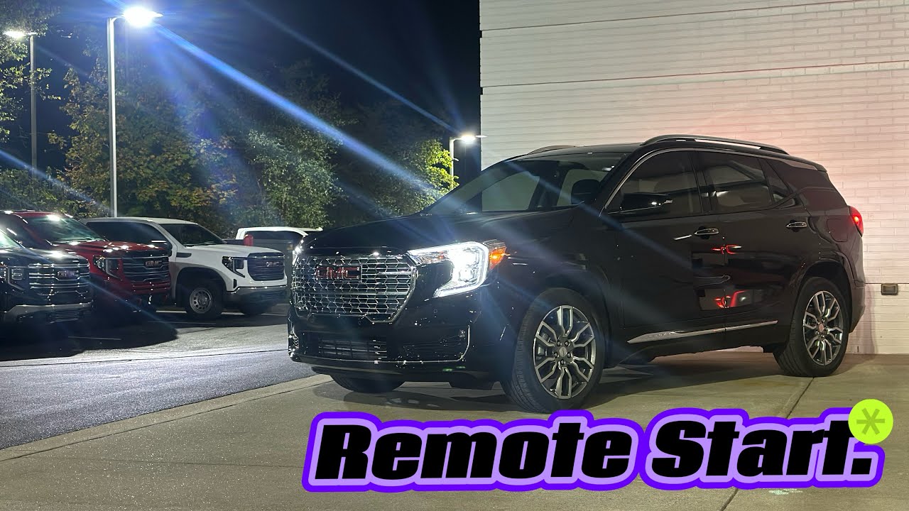 How to Remote Start on Your Terrain - YouTube
