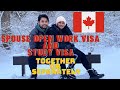 Canada Study and Spouse Visa | Filing Together or Separately ?? Spouse Open Work Permit | SOWP |