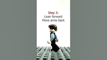 How to animate a smooth LEGO walk cycle #shorts