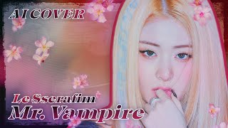 [AI COVER] LE SSERAFIM - MR. VAMPIRE by ITZY (Line Distribution + Lyrics Karaoke)