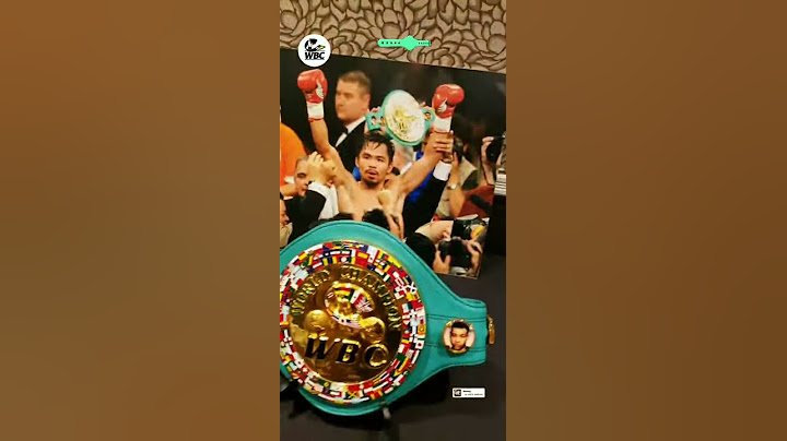 WBC BELTS THROUGH THE TIMES! HOW THE BELTS HAVE CHANGED!!