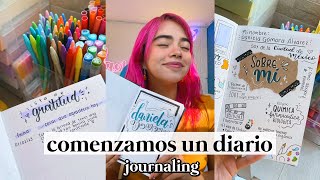 comenzando un diario  / journaling  danielagmr