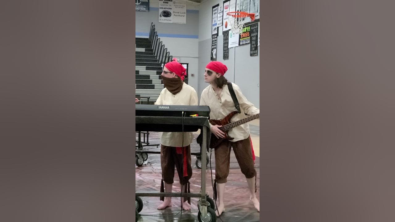 Cumberland Gap High School Percussion section preparation for