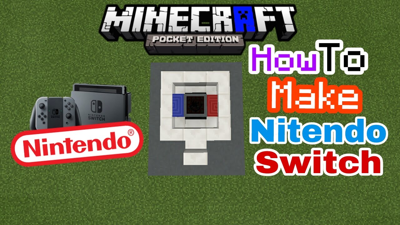 HOW TO MAKE NITENDO SWITCH MCPE 1.0.5 | Minecraft PE - YouTube