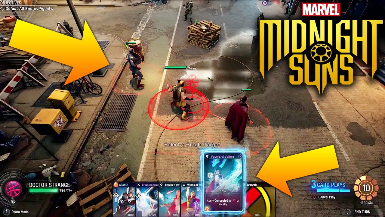 Marvel's Midnight Suns - New Gameplay & Gameplay Insight - Turn Based RPG  Card Game - New Trailer 