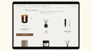 Candle Website Figma Animation