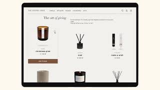 Candle Website Figma Animation