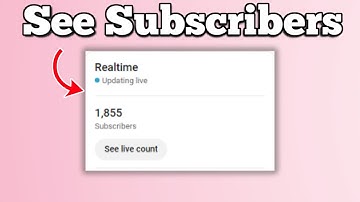 How to See Live Subscriber Count in Youtube Studio On Pc - Full Guide