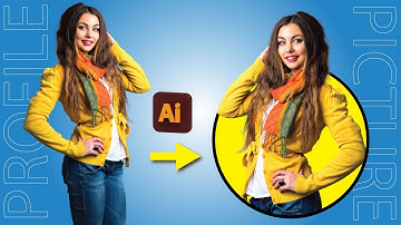 How to create profile picture in Adobe Illustrator
