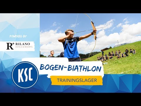 KSC-Trainingslager: Bogen-Biathlon