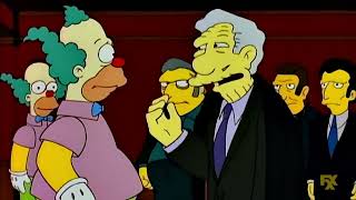 Krusty Pays Off His Mafia Gambling Debt