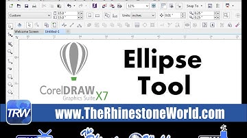 CorelDRAW Ellipse Tool Basics The Rhinestone World TRWCD16