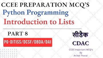 CDAC | CCEE Preparation MCQ