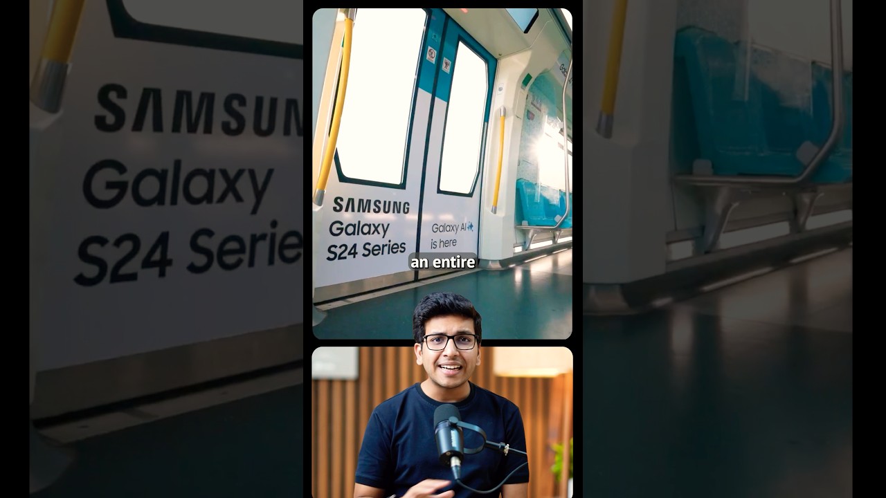 Samsung hijacked a metro station to steal attention from Apple