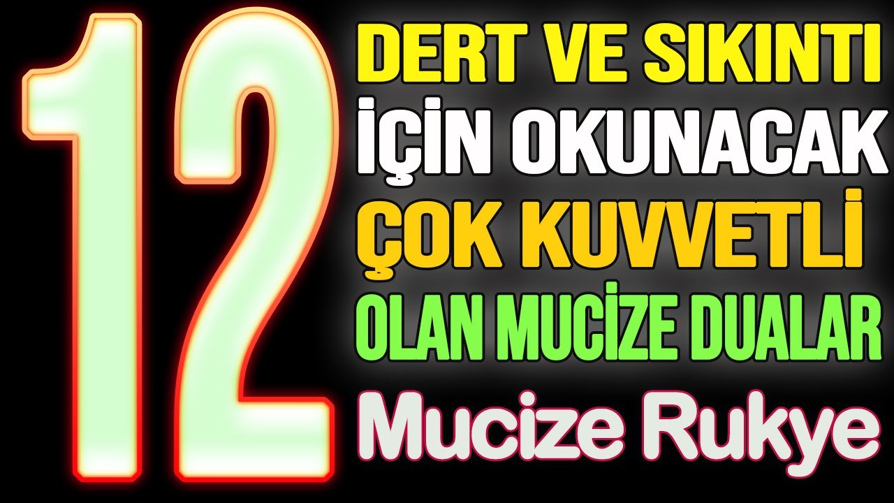 sikintilari-b-t-ren-12-kisa-dua-d-nle-faziletli-dualar-youtube