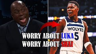 Magic Johnson ERUPTS on Anthony Edwards AGAIN Live on Jimmy Kimmel!