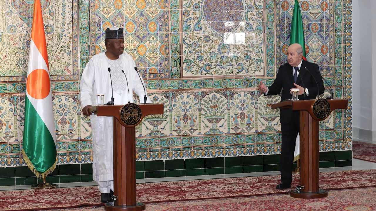 تصريح إعلامي مشترك للرئيسين الجزائري والنيجري
